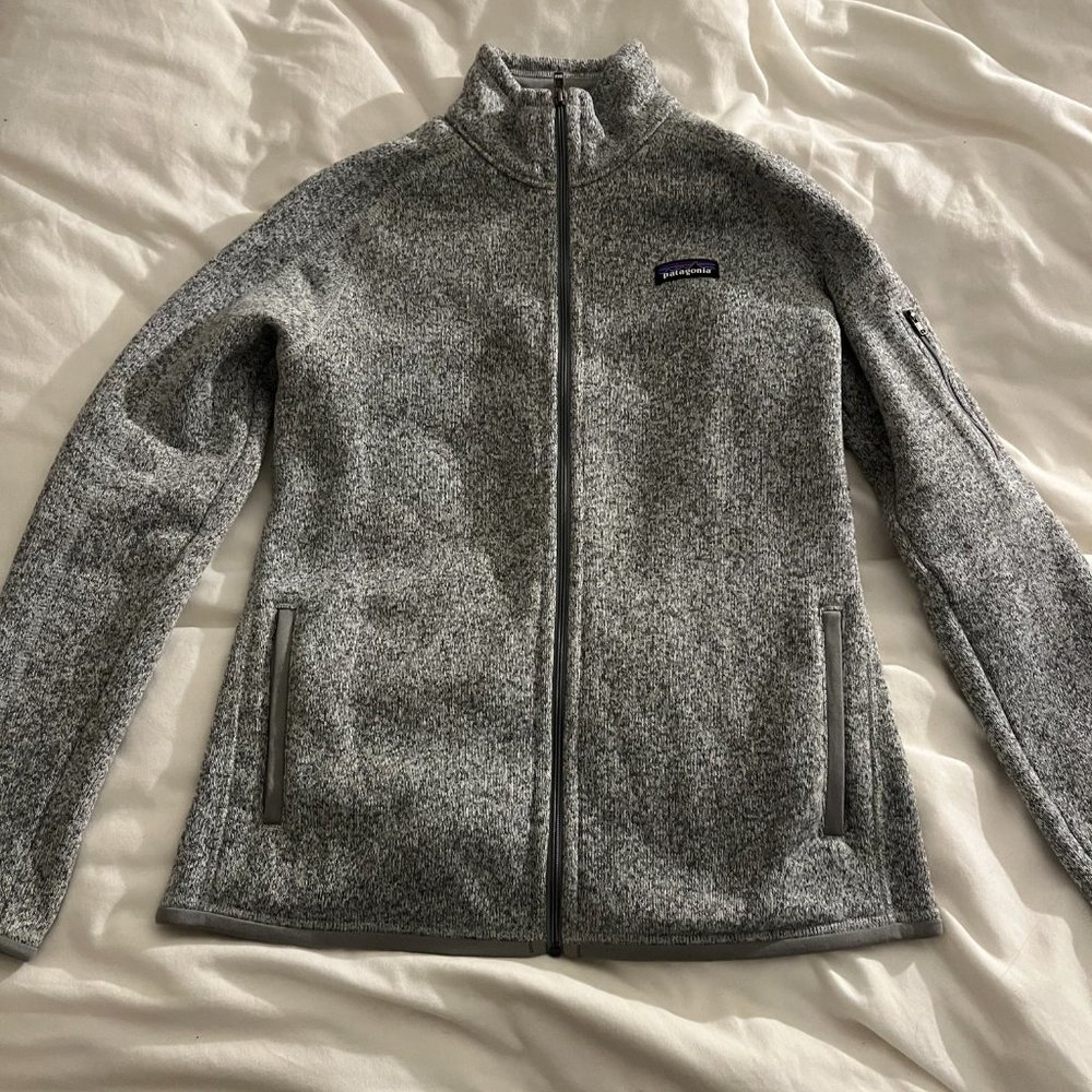 Birch White (Grey) Patagonia Women's Better Sweater® Fleece Jacket, Size M